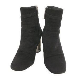 Louis Vuitton Boots Graceline Suede Black